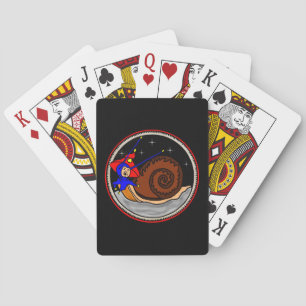 Weiße Schnecke Spielkarten