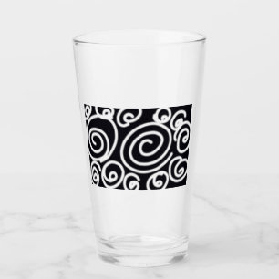 weiße Schnecken Glas