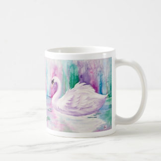 Weiße Schwan-Kaffee-Tasse Kaffeetasse