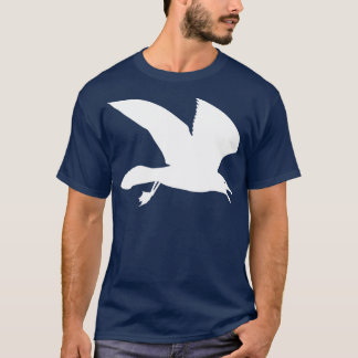 Weiße Seemöwe im Flug T-Shirt