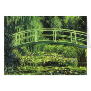Weiße Seerosen von Claude Monet, Vintage Art