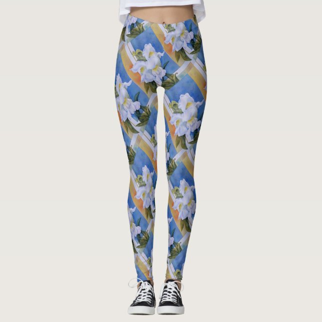 WEISSE SNAPDRAGONS | LEGGINGS (Vorderseite)