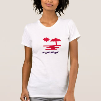 Weiße Sommert-shirts für Frauen T-Shirt