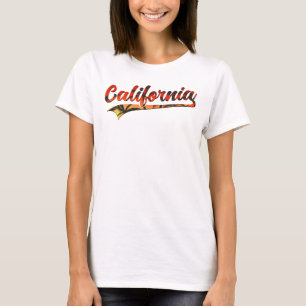 Weiße Sonnenuntergang-T - Shirt in Kalifornien
