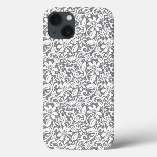 Weiße Spitze 1 Case-Mate iPhone Hülle (Rückseite)