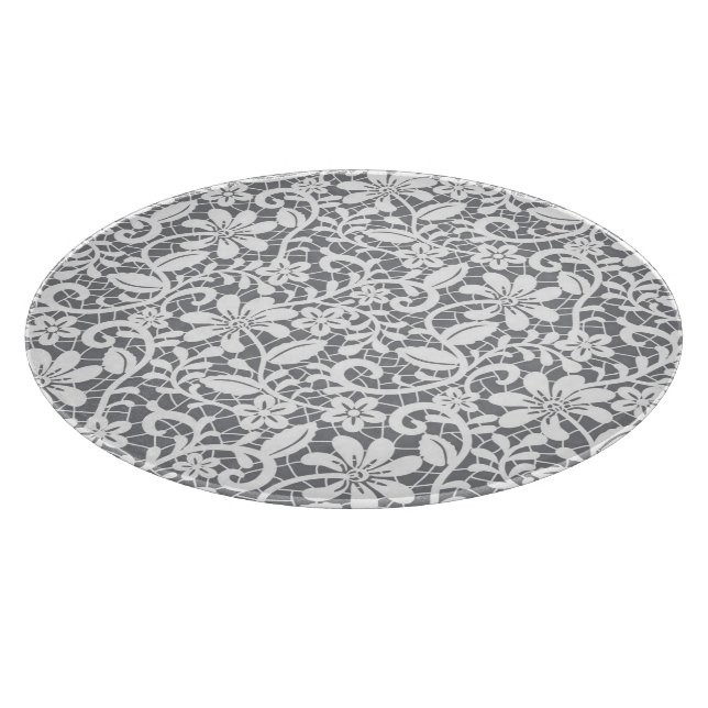 Weiße Spitze 1 Schneidebrett (Ecke)