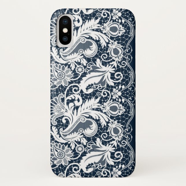 Weiße Spitze 2 Case-Mate iPhone Hülle (Rückseite)