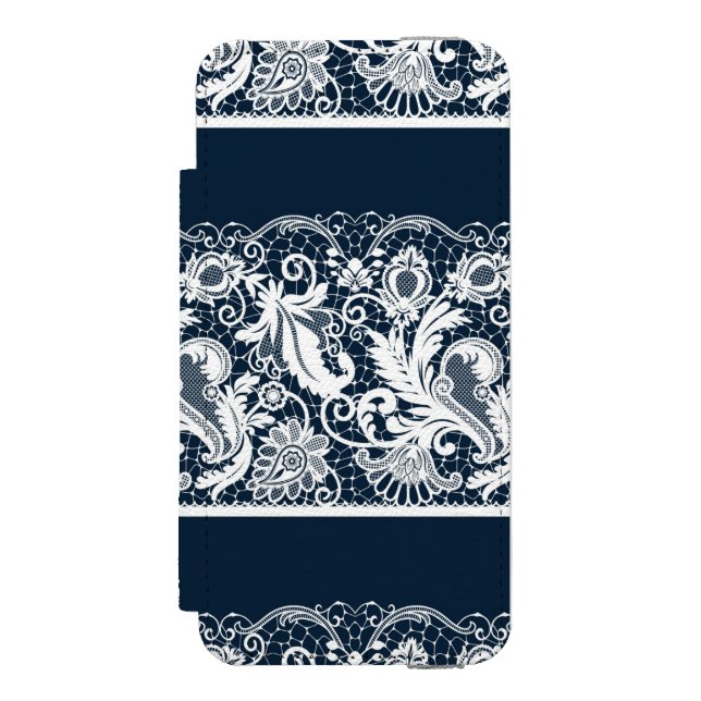 Weiße Spitze 2 Incipio iPhone Geldbeutel-Hülle (Folio Vorderseite)