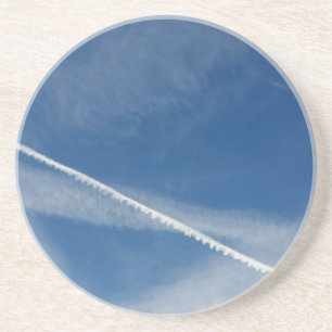 weiße Spitze am Himmel Untersetzer