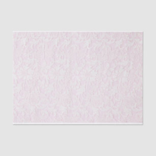 Weiße Spitze auf Rosa, 10" x 15" Seidenpapier