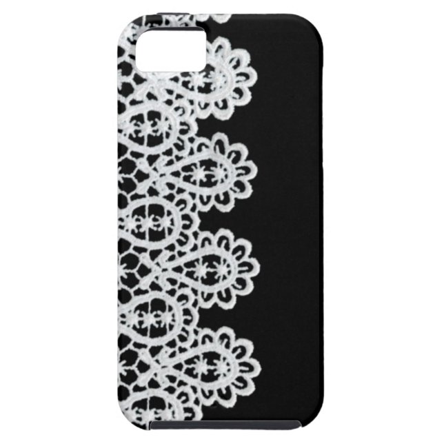 Weiße Spitze bildet eine empfindliche Grenze gegen Case-Mate iPhone Hülle (Rückseite)
