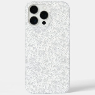 Weiße Spitze iPhone 16 Pro Max Hülle