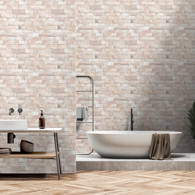 Weiße Steine 2 Tapete (Badezimmer)