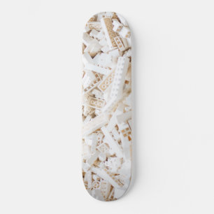 weiße Steine Skateboard