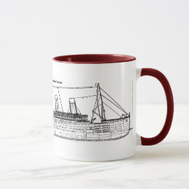 Weiße Stern-Zwischenlagen Tasse