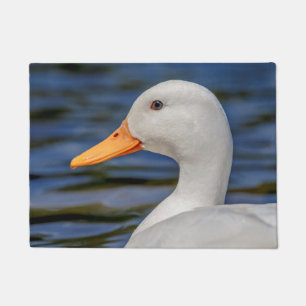 Weiße Stockenten-Ente Fußmatte