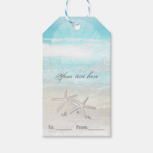 Weiße Strand-Seesterne Elegante Sommer-Partygesche Geschenkanhänger
