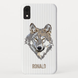 Weiße Streifen und Wolf Case-Mate iPhone Hülle