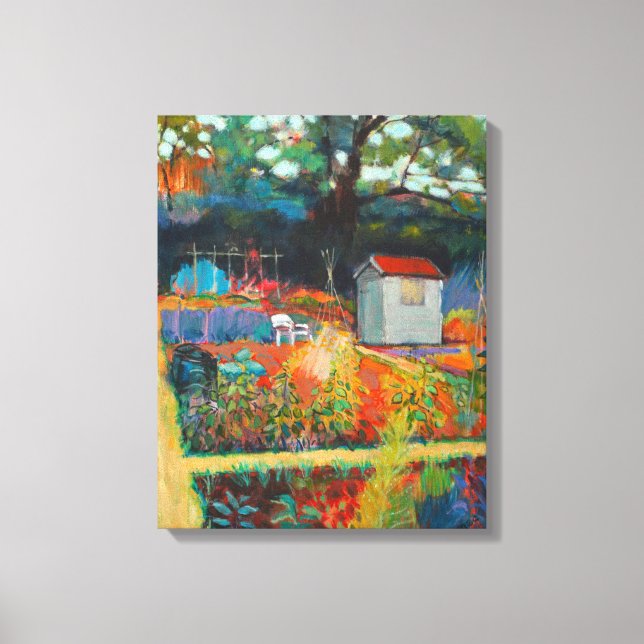 Weiße Stube Leinwanddruck (Vorderseite)