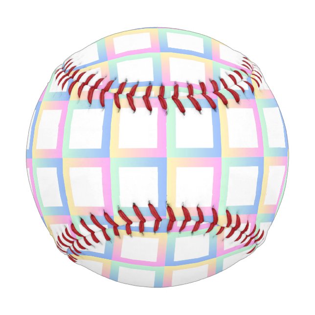 Weiße symmetrische Prüfmuster Baseball (Vorderseite)
