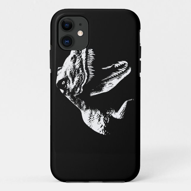 Weiße T Rex Case-Mate iPhone Hülle (Rückseite)