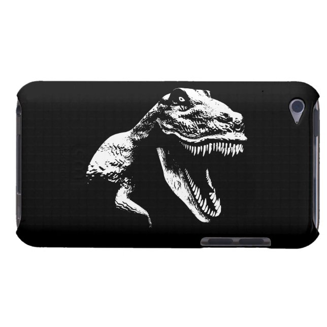 Weiße T Rex iPod Touch Cover (Rückseite Horizontal)