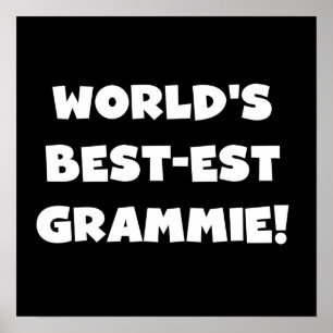 Weiße T-Shirts und Geschenke des Gut-est Grammie d Poster