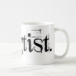 weiße Tasse 11-Unze-"Künstlers"