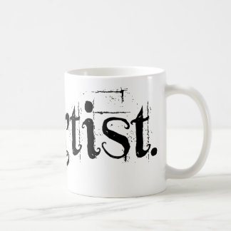 weiße Tasse 11-Unze-"Künstlers"