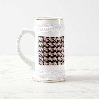 Weiße Tasse - Blume Design Tasse