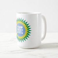 Weiße Tasse DESIGN BRAZIL ESPORTE
