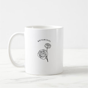 Weiße Tasse Handmade Design Ästhetische Kaffeeta