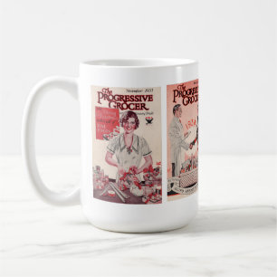 Weiße Tasse mit Emmett Watson art