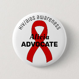 Weiße Taste für HIV/AIDS-Multifunktionsleiste Button