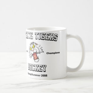 Weiße Tiger-Kaffee-Tasse Kaffeetasse