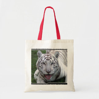 Weiße Tiger-Tasche Tragetasche