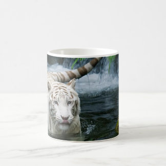 Weiße Tiger-Tasse Kaffeetasse