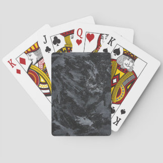 Weiße Tinte auf schwarzem #2 Spielkarten