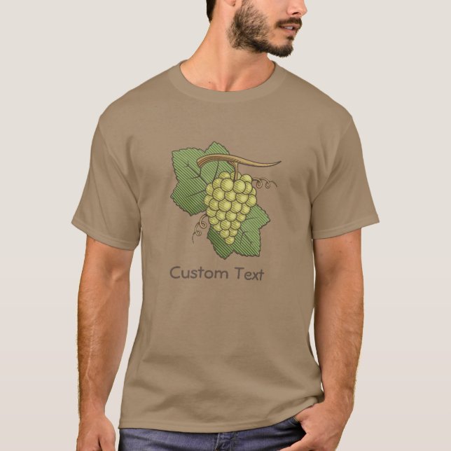 Weiße Trauben T-Shirt (Vorderseite)