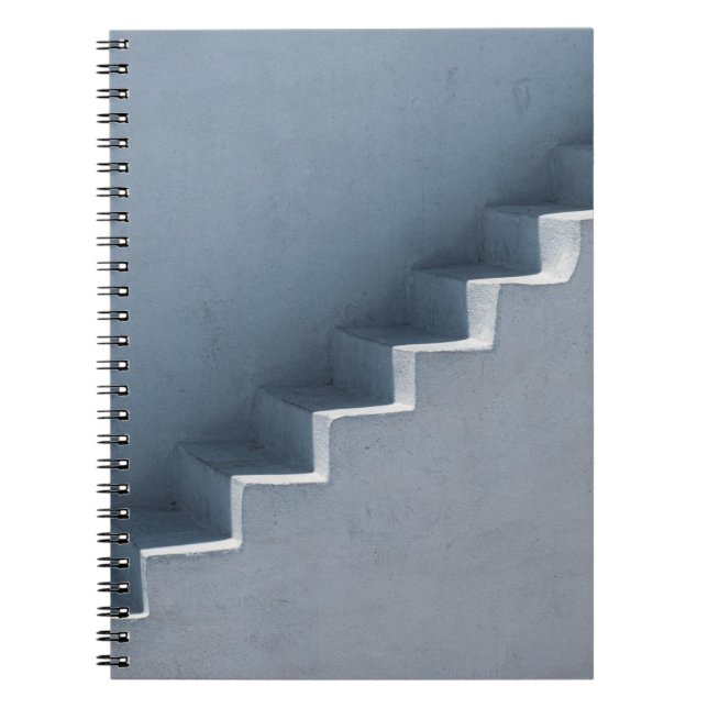 Weiße Treppe Notizblock (Vorderseite)