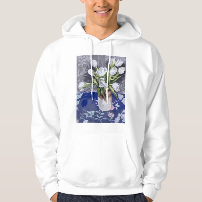 Weiße Tulpen 1994 Hoodie (Vorderseite)