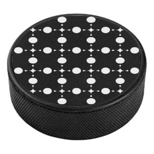 Weiße Tupfen, Tupfenmuster, Punkte, Gepunktet Eishockey Puck