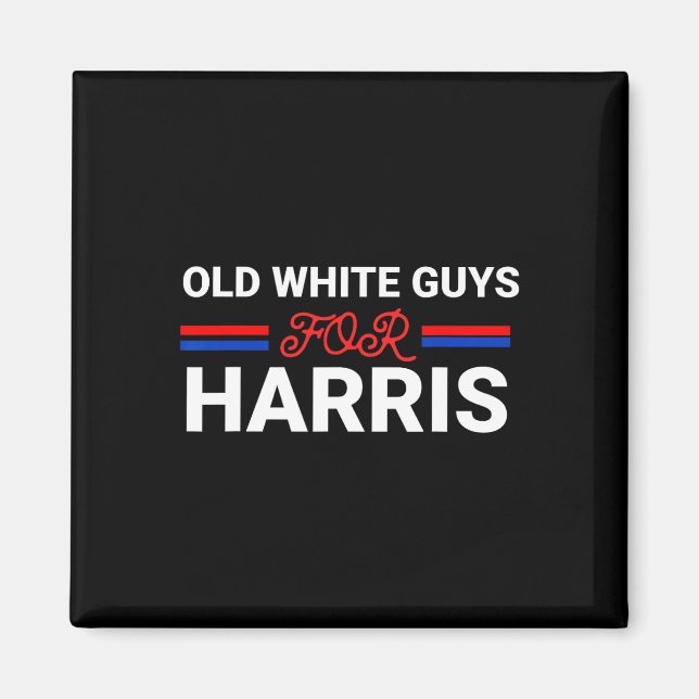 Weiße Typ für Harris Kamala Magnet (Vorne)