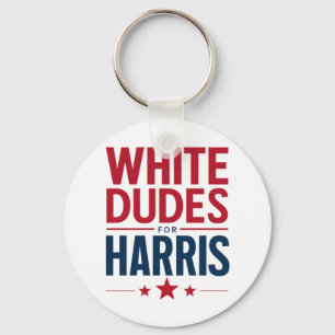 Weiße Typen für Harris Wahl Kamala Harris 2024 Schlüsselanhänger