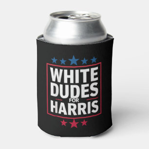 Weiße Typen für Kamala Harris für den Präsidenten  Dosenkühler