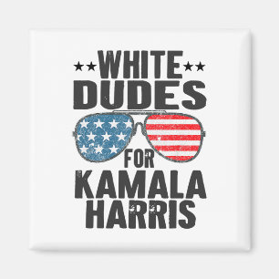 Weiße Typen für Kamala Harris Sungles Usa Magnet