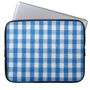 Weiße und blaue Esskleidung Laptopschutzhülle
