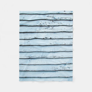 Weiße und blaue Holzoberfläche Fleecedecke