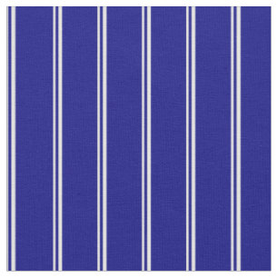 Weiße und blaue Linien Stoff