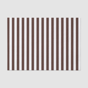 Weiße und braune Streifen Seidenpapier